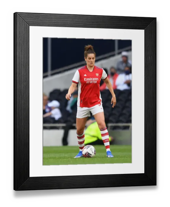 Framed Print : MIND Series: Jennifer Beattie of Arsenal Faces Off Against Tottenham Hotspur Women