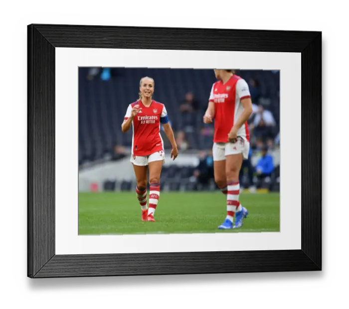 Framed Print : Arsenal's Lia Walti Goes Head-to-Head with Tottenham Hotspur in Thrilling Women's Football Clash Framed Print : Arsenal's Lia Walti Goes Head-to-Head with Tottenham Hotspur in Thrilling Women's Football Clash