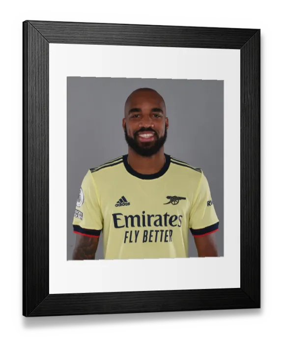 Framed Print : Arsenal's Alex Lacazette Kick-Starts 2021-22 Season at London Colney Training Ground