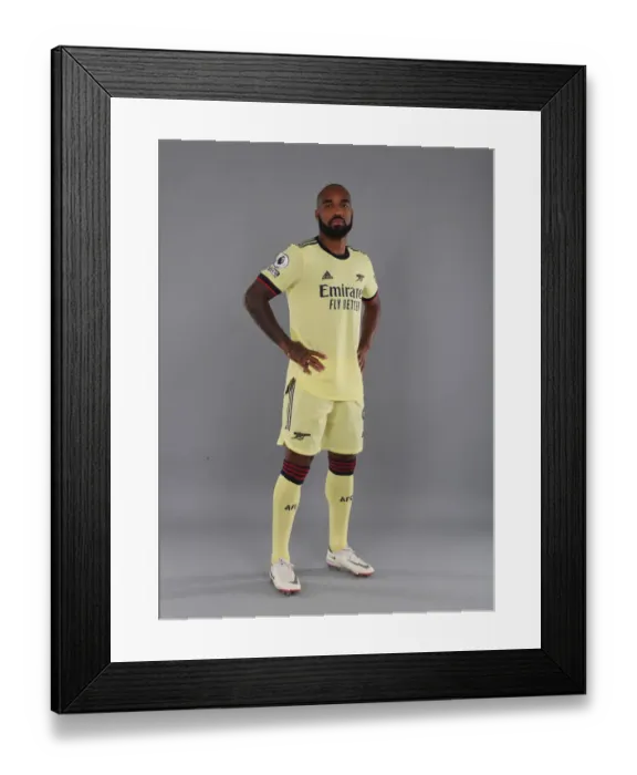 Framed Print : Alexis Lacazette Kicks Off Arsenal's 2021-22 Season Training