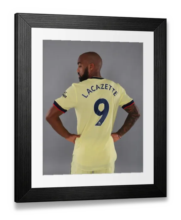 Framed Print : Alexis Lacazette Kicks Off New Arsenal Season at Training Ground