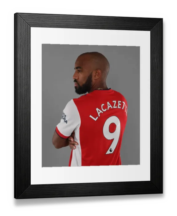 Framed Print : Alexis Lacazette Kicks Off Arsenal's 2021-22 Season Training