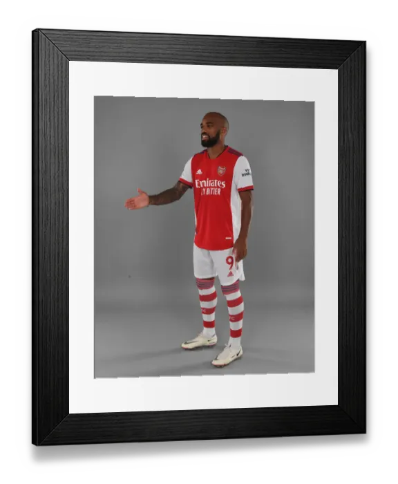 Framed Print : Alexis Lacazette Kicks Off Arsenal's 2021-22 Season at Training Framed Print : Alexis Lacazette Kicks Off Arsenal's 2021-22 Season at Training