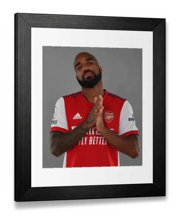 Framed Print : Alexis Lacazette Kicks Off Arsenal's 2021-22 Season Training Framed Print : Alexis Lacazette Kicks Off Arsenal's 2021-22 Season Training