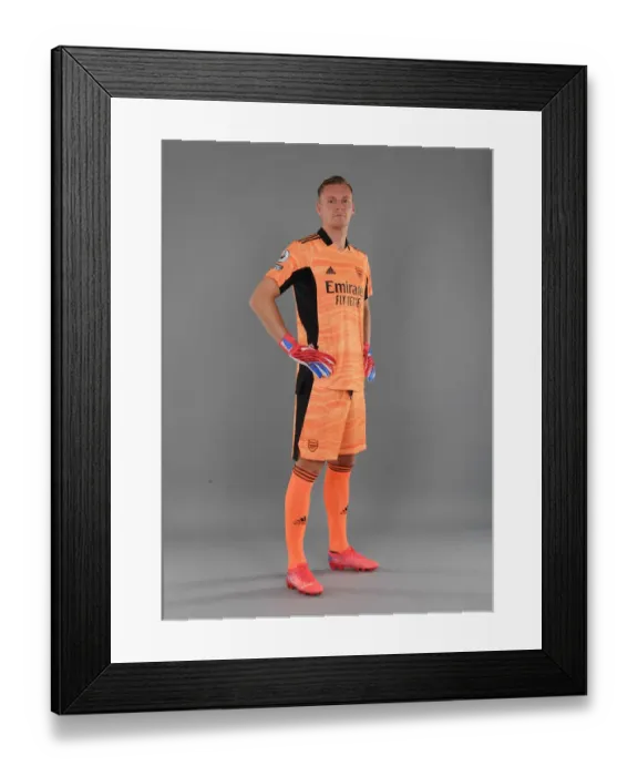 Framed Print : Arsenal's Bernd Leno Kicks Off New Season at Training Ground Framed Print : Arsenal's Bernd Leno Kicks Off New Season at Training Ground