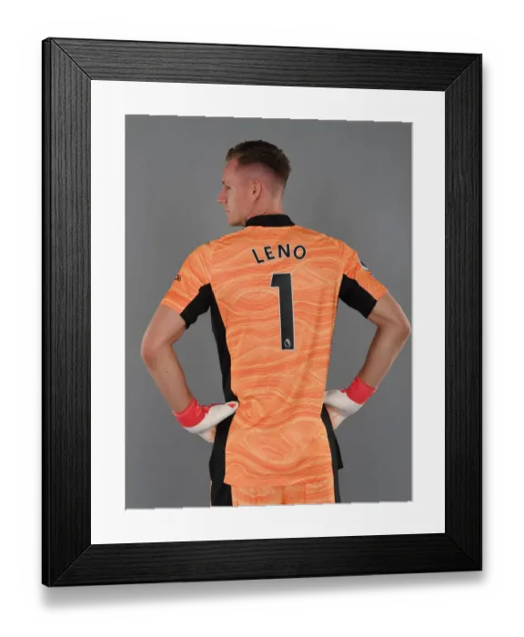 Framed Print : Arsenal First Team 2021-22: Bernd Leno Kick-Off Framed Print : Arsenal First Team 2021-22: Bernd Leno Kick-Off