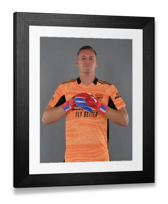 Framed Print : Arsenal's Bernd Leno Kicks Off New Season at Training Ground Framed Print : Arsenal's Bernd Leno Kicks Off New Season at Training Ground