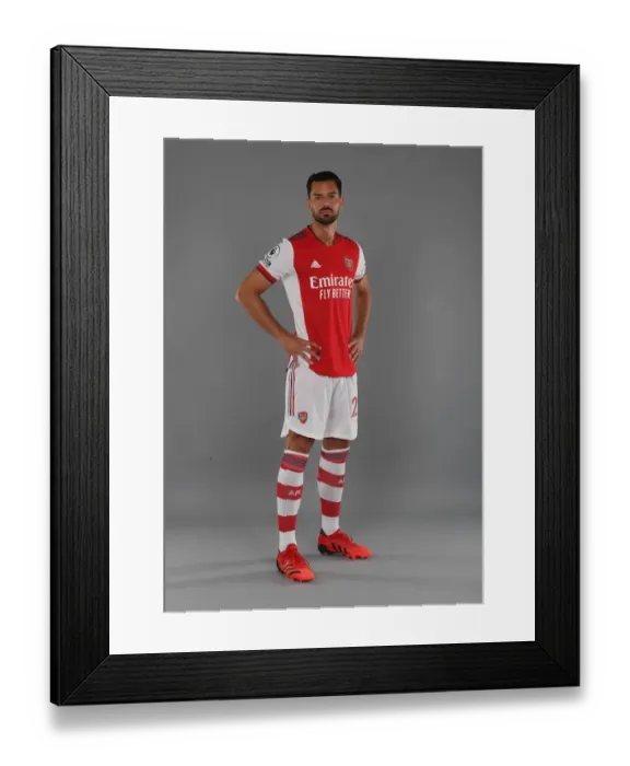 Framed Print : Arsenal's Pablo Mari Kicks Off New Season at London Colney Training Ground