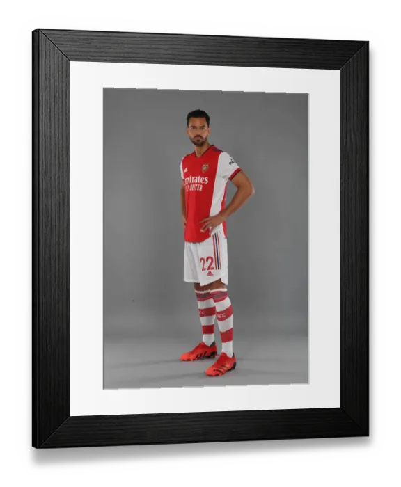 Framed Print : Arsenal's Pablo Mari Kicks Off New Season at London Colney Training Ground
