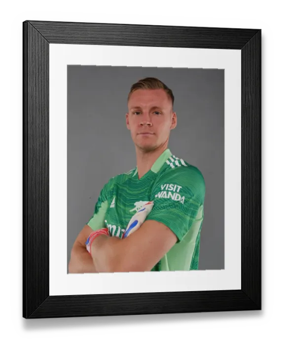 Framed Print : Arsenal's Bernd Leno Kicks Off New Season at London Colney Training Ground