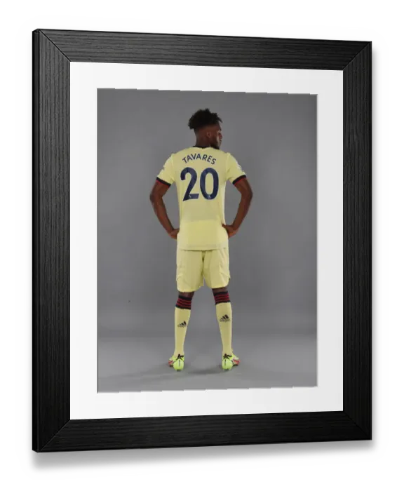 Framed Print : Arsenal's Nuno Tavares at 2021-22 First Team Photocall Framed Print : Arsenal's Nuno Tavares at 2021-22 First Team Photocall