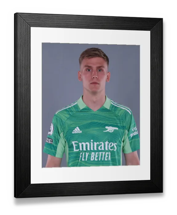 Framed Print : Arsenal FC: Alex Runarsson Gears Up for the 2021-22 Season