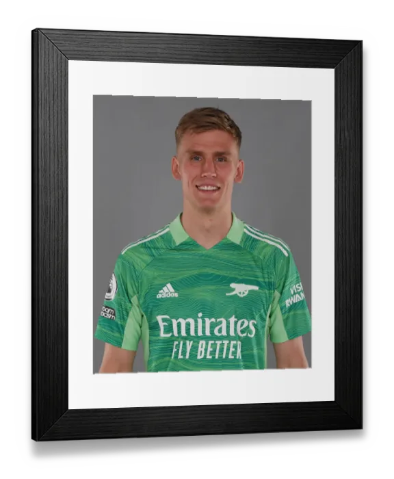 Framed Print : Arsenal FC: Alex Runarsson Gears Up for 2021-22 Season at London Colney Training Ground
