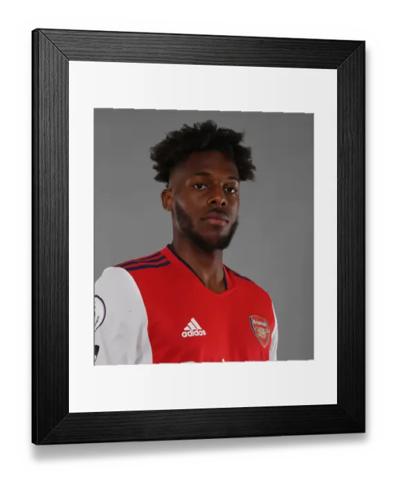 Framed Print : Arsenal First Team: Nuno Tavares at 2021-22 Photocall