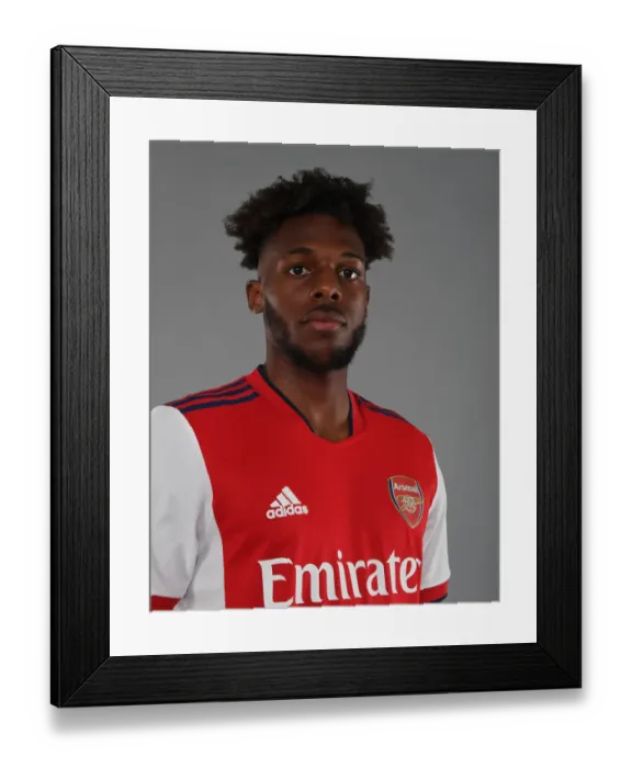 Framed Print : Arsenal's Nuno Tavares at 2021-22 Team Photocall