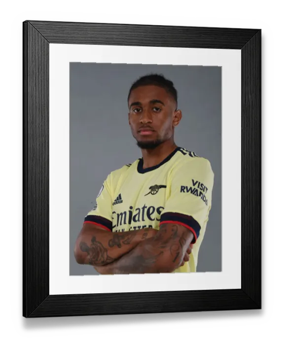 Framed Print : Reiss Nelson Kicks Off Arsenal's 2021-22 Season at London Colney