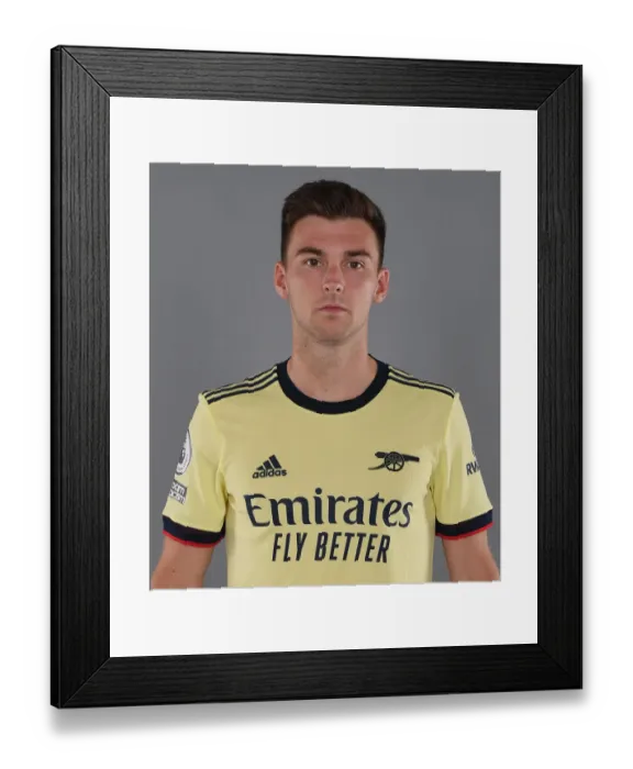 Framed Print : Arsenal's Kieran Tierney Kicks Off New Season at London Colney Training Ground Framed Print : Arsenal's Kieran Tierney Kicks Off New Season at London Colney Training Ground