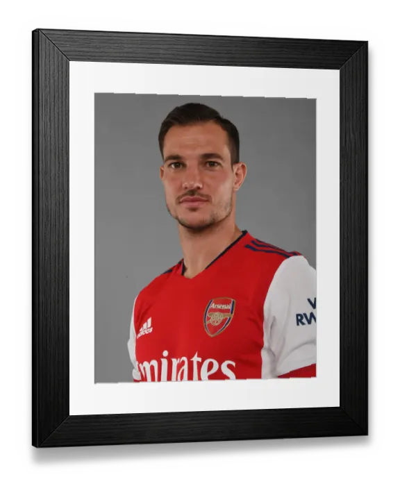 Framed Print : Arsenal's Cedric Kicks Off New Season at London Colney Training Ground Framed Print : Arsenal's Cedric Kicks Off New Season at London Colney Training Ground