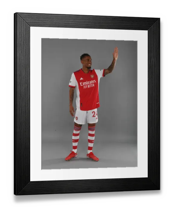 Framed Print : Arsenal's Reiss Nelson Kicks Off New Season at London Colney Training Ground