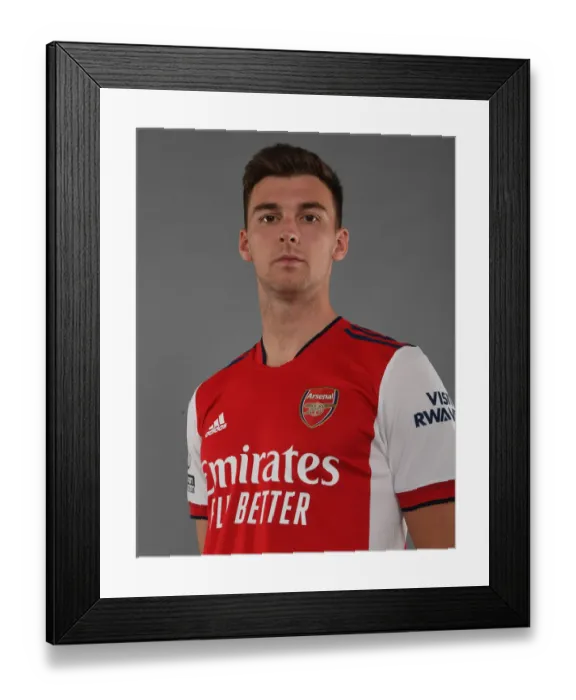 Framed Print : Arsenal's Kieran Tierney Kicks Off New Season at London Colney Training Ground