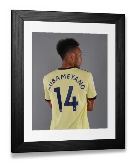 Framed Print : Arsenal's Aubameyang Kicks Off 2021-22 Season at London Colney Framed Print : Arsenal's Aubameyang Kicks Off 2021-22 Season at London Colney
