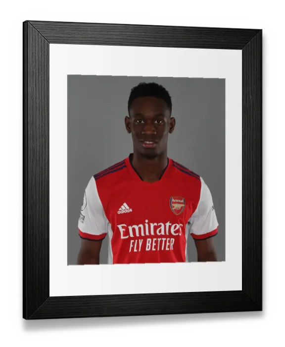 Framed Print : Arsenal First Team 2021-22: Flo Balogun Kick-Starts New Season at London Colney