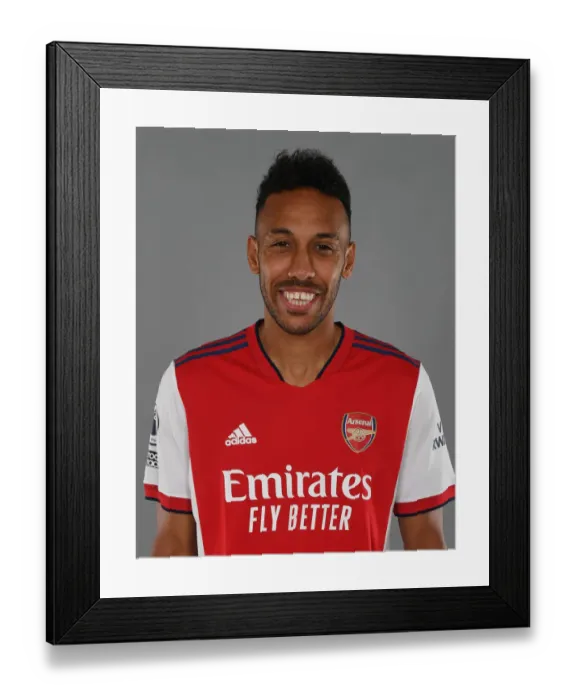 Framed Print : Arsenal's Aubameyang Kicks Off New Season Training Framed Print : Arsenal's Aubameyang Kicks Off New Season Training