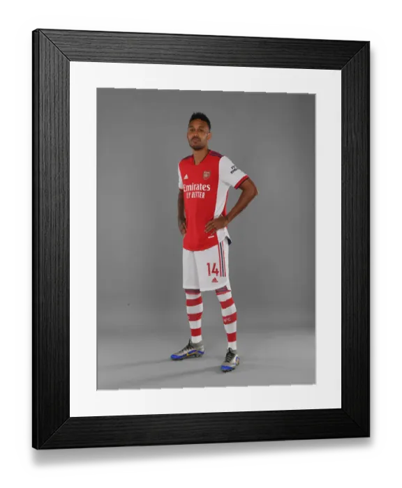 Framed Print : Arsenal's Aubameyang Kicks Off New Season at Training Ground Framed Print : Arsenal's Aubameyang Kicks Off New Season at Training Ground