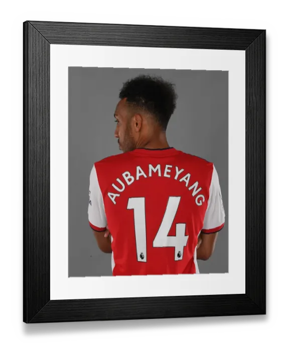 Framed Print : Arsenal's Aubameyang Kicks Off New Season at Training Ground Framed Print : Arsenal's Aubameyang Kicks Off New Season at Training Ground