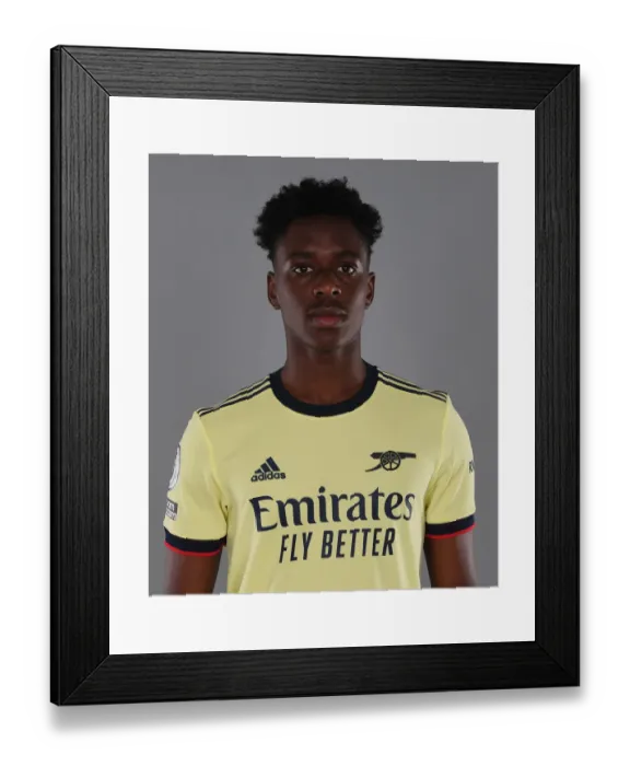 Framed Print : Arsenal First Team 2021-22: Sambi at Arsenal Training Ahead of Kick-Off