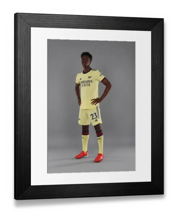 Framed Print : Arsenal FC: Sambi Kicks Off 2021-22 Season at London Colney Training Ground