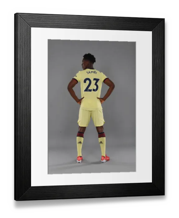 Framed Print : Arsenal Football Club: 2021-22 First Team Training - Sambi in Action