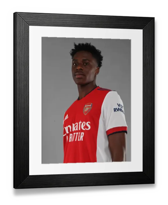Framed Print : Arsenal Football Club: 2021-22 First Team Training - Sambi in Action