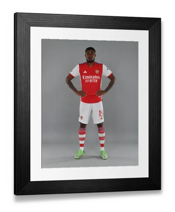 Framed Print : Arsenal Football Club: 2021-22 First Team Training - Ainsley Maitland-Niles at London Colney