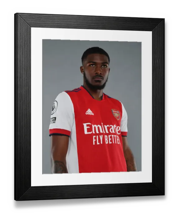 Framed Print : Arsenal Football Club: Ainsley Maitland-Niles Training at London Colney for 2021-22 Season
