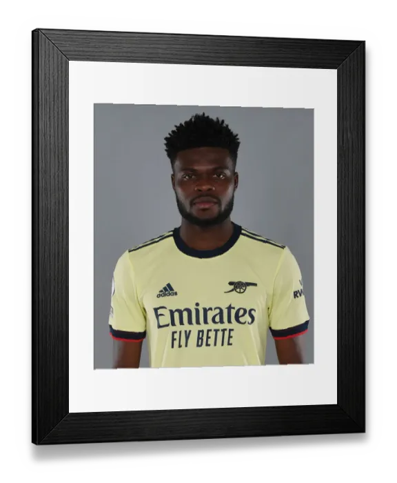 Framed Print : Arsenal's Thomas Partey at 2021-22 First Team Photocall