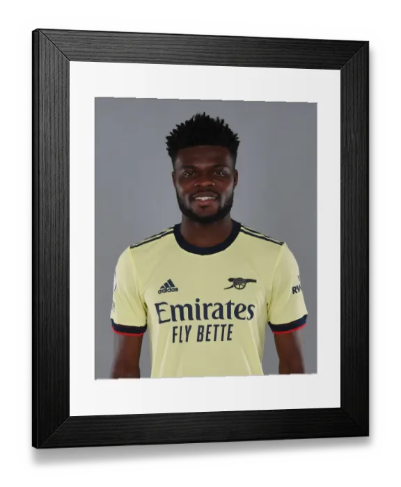 Framed Print : Arsenal's Thomas Partey at 2021-22 Team Photocall