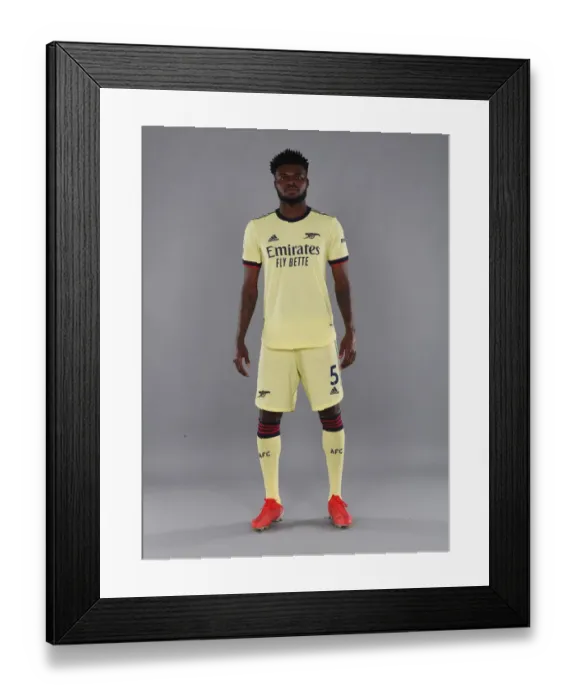 Framed Print : Arsenal's Thomas Partey at 2021-22 Team Photocall