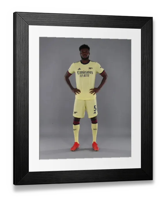 Framed Print : Arsenal's Thomas Partey at 2021-22 Team Photocall
