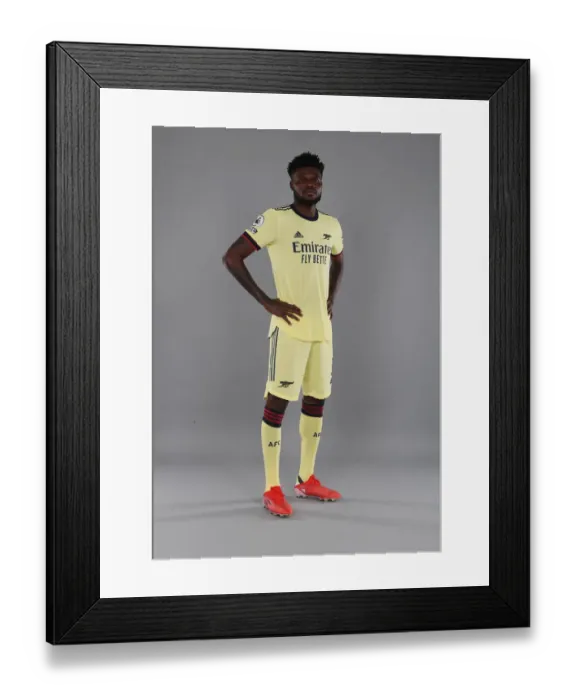 Framed Print : Arsenal's Thomas Partey at 2021-22 Team Photocall Framed Print : Arsenal's Thomas Partey at 2021-22 Team Photocall