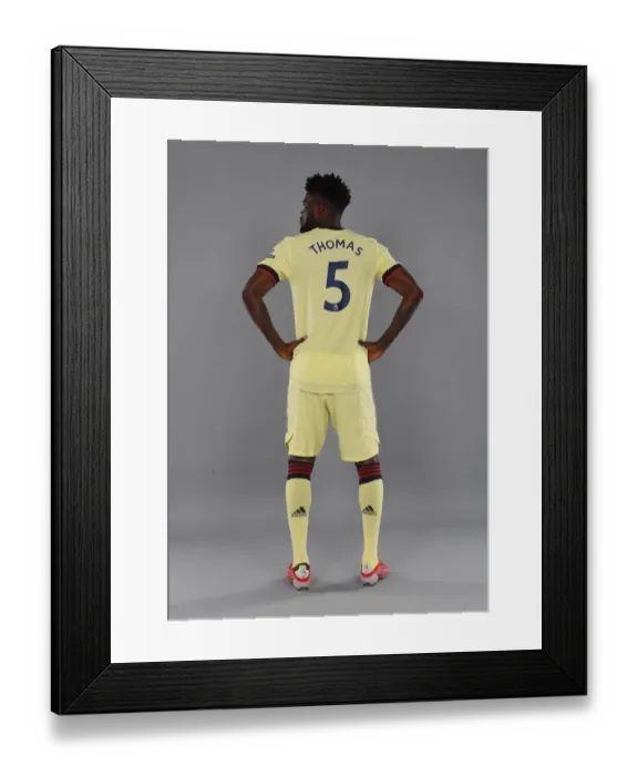 Framed Print : Arsenal Football Club: Thomas Partey at 2021-22 First Team Photocall
