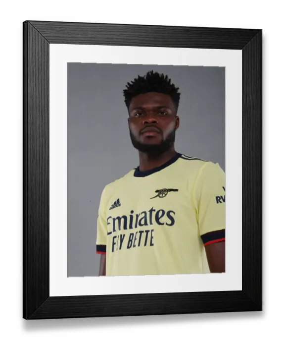 Framed Print : Arsenal's Thomas Partey at 2021-22 Team Photocall
