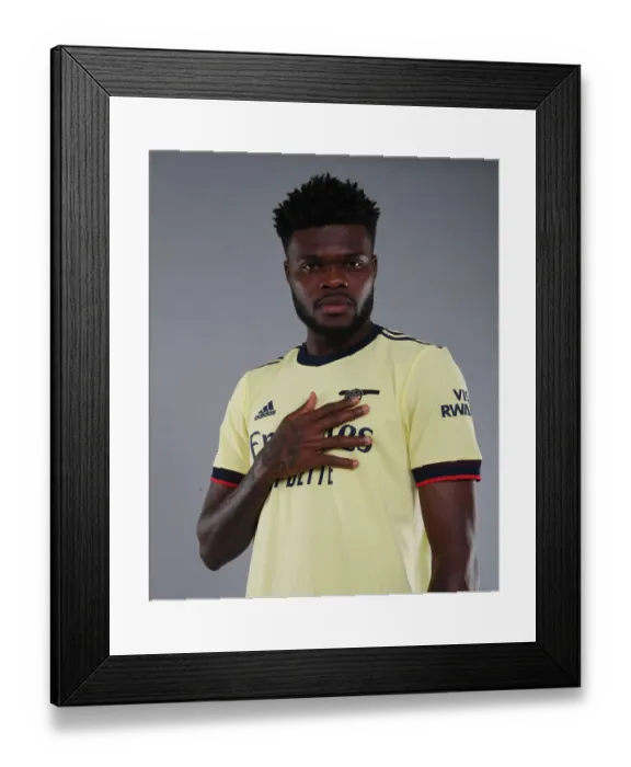 Framed Print : Arsenal's Thomas Partey at 2021-22 First Team Photocall Framed Print : Arsenal's Thomas Partey at 2021-22 First Team Photocall