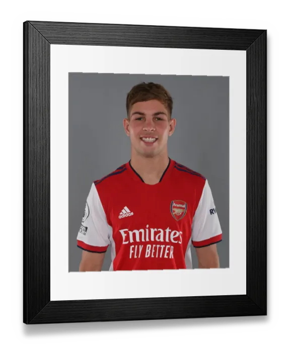 Framed Print : Emile Smith Rowe Kicks Off Arsenal's 2021-22 Season at London Colney Training Ground Framed Print : Emile Smith Rowe Kicks Off Arsenal's 2021-22 Season at London Colney Training Ground