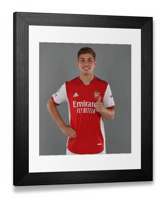 Framed Print : Emile Smith Rowe Kicks Off Arsenal's 2021-22 Season at London Colney Training Ground Framed Print : Emile Smith Rowe Kicks Off Arsenal's 2021-22 Season at London Colney Training Ground
