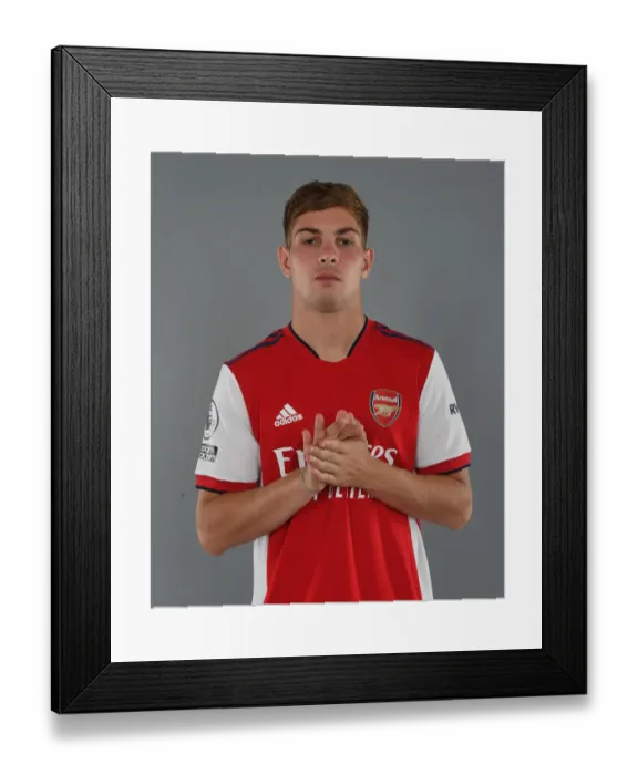 Framed Print : Emile Smith Rowe Kicks Off Arsenal's 2021-22 Season at London Colney Training Ground Framed Print : Emile Smith Rowe Kicks Off Arsenal's 2021-22 Season at London Colney Training Ground