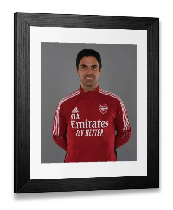 Framed Print : Arsenal Manager Mikel Arteta at 2021-22 Team Photocall Framed Print : Arsenal Manager Mikel Arteta at 2021-22 Team Photocall