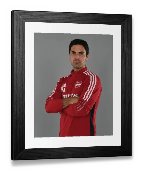 Framed Print : Arsenal First Team 2021-22: Mikel Arteta at Training Camp Framed Print : Arsenal First Team 2021-22: Mikel Arteta at Training Camp