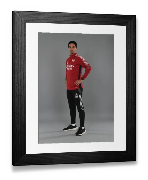 Framed Print : Arsenal Manager Mikel Arteta at 2021-22 First Team Photocall Framed Print : Arsenal Manager Mikel Arteta at 2021-22 First Team Photocall