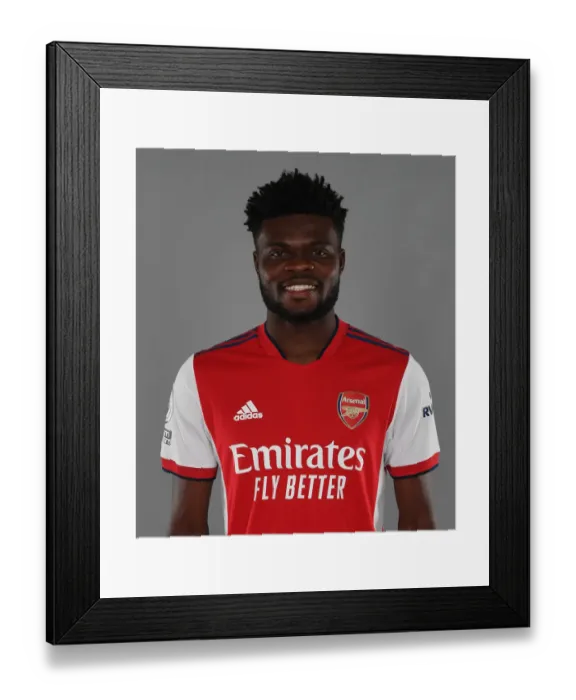 Framed Print : Arsenal's Thomas Partey at 2021-22 Team Photocall